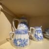Theeset Bleu China 9 persoons incl gebaksbortjes - Afbeelding 4