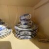 Theeset Bleu China 9 persoons incl gebaksbortjes - Afbeelding 3