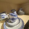 Theeset Bleu China 9 persoons incl gebaksbortjes - Afbeelding 2