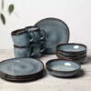 Villeroy & Boch Lave Gris Ontbijtset 12-delig - Afbeelding 3