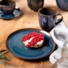Crafted Denim borden-set, 4 dlg, voor 2 personen, blauw - Afbeelding 3