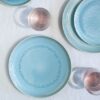 Crafted Blueberry borden-set, 4 dlg, voor 2 personen, blauw