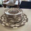 Taartset Staffordshire Underglaze - Afbeelding 3