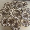 Taartset Staffordshire Underglaze