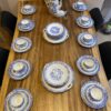 China Blau mix and match set voor 10 personen ( incl verzendkosten ned)