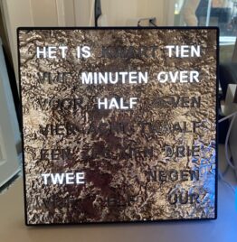 Woordklok Grafiet 28/28